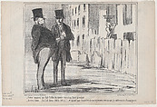 Votre maison me fait l'effet de devoir..., from "Locataires et Propriétaires", Honoré Daumier  French, Lithograph; second state of two (Delteil)