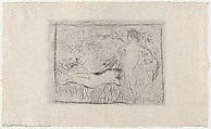 Two Nudes, Pierre Bonnard French, Drypoint and roulette