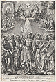 St. Michael and Archangels (The Seven Archangels), Hieronymus (Jerome) Wierix (Netherlandish, ca. 1553–1619 Antwerp), Engraving
