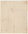 Figure in a classical landscape, Alexander Cozens (British, Russia 1717–1786 London), Brush and brown inks; laid down on original paper mount with double border line in black ink