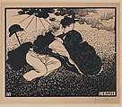 L'Emoi, Félix Vallotton Swiss, Woodcut