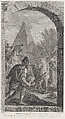 The Chapel of the Enfants-Trouvés in Paris: La Suite des rois mages: gardes et trompettes, Etienne Fessard  French, Etching and engraving