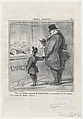 La Visite à l'Atelier, from Croquis Parisiens, published in Le Charivari, May 22, 1857, Honoré Daumier  French, Lithograph; second state of two (Delteil)