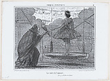 Dire que dans mon temps, moi aussi..., from Croquis Dramatiques, published in Le Charivari, January 24, 1857, Honoré Daumier  French, Lithograph; first state of two (Delteil)