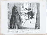 Dire que dans mon temps, moi aussi..., from Croquis Dramatiques, published in Le Charivari, January 24, 1857, Honoré Daumier  French, Lithograph; third state of three (Delteil)