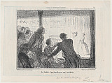 De l'utilité d'une famille pour une cantatrice, from Croquis Parisiens, published in Le Charivari, January 28, 1857, Honoré Daumier French, Lithograph; second state of two (Delteil)