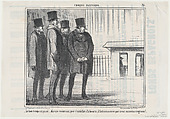 De l'utilité d'une famille pour une cantatrice, from Croquis Dramatiques, published in Le Charivari, January 28, 1857, Honoré Daumier French, Lithograph; second state of two (Delteil)