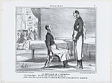 Le Restaurant de L'Exposition, from Le Salon de 1857, published in "Le Charivari", Honoré Daumier  French, Lithograph; third state of three (Delteil)