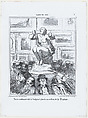 Triste contenance de la Sculpture placée au milieu de la Peinture, from Le Salon de 1857, published in "Le Charivari", Honoré Daumier  French, Lithograph; second state of two (Delteil)