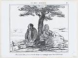 On a beau dire..., from Ces Bons Parisiens, published in "Le Charivari", Honoré Daumier  French, Lithograph; second state of two (Delteil)