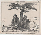 On a beau dire..., from Ces Bons Parisiens, published in Le Charivari, September 4, 1857, Honoré Daumier  French, Lithograph on newsprint; second state of two (Delteil)