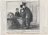 À L'Odéon, from Actualités, published in Le Charivari, November 17, 1857, Honoré Daumier French, Lithograph on newsprint; second state of two (Delteil)