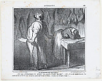 Le Désespoir des Bouchers, from Actualités, published in Le Charivari, November 21, 1857, Honoré Daumier French, Lithograph; third state of three (Delteil)