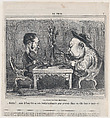 Les Fourchettes Chinoises, from En Chine, published in Le Charivari, December 27, 1858, Honoré Daumier French, Lithograph on newsprint; second state of two (Delteil)