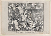 Aux Bains Deligny, from Croquis Été, published in Le Charivari, July 9, 1858, Honoré Daumier French, Lithograph on newsprint; second state of two (Delteil)