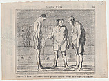 Monsieur le Baron..., j'ai l'honneur..., from Croquis Été, published in Le Charivari, July 2, 1858, Honoré Daumier  French, Lithograph on newsprint; second state of three (Delteil)