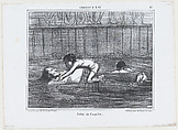 Scène de famille., from Croquis d'Été, published in Le Charivari, July 19, 1858, Honoré Daumier French, Lithograph; second state of two (Delteil)
