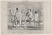 Dites donc monsieur Beaufumé..., from Croquis d'Été, published in Le Charivari, July 17, 1858, Honoré Daumier French, Lithograph on newsprint; third state of three (Delteil)