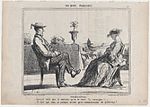 Villégiature, from "Ces Bons Parisiens", Honoré Daumier  French, Lithograph on newsprint; third state of three (Delteil)