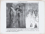 Voyons madame, un peu de courage..., from Les Comédiens de Société, published in "Le Charivari", Honoré Daumier  French, Lithograph; second state of two (Delteil)