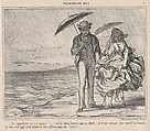 Ils appellent ça UN GRAIN!..., from Aux Bains de Mer, published in Le Charivari, September 19, 1859, Honoré Daumier  French, Lithograph on newsprint; second state of two (Delteil)