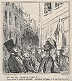 Oh! Mon ami...., j'ai peur de ces gens-là..., from Au Camp de Saint-Maur, published in Le Charivari, August 30, 1859, Honoré Daumier  French, Lithograph on newsprint; second state of five (Delteil; Hazard & Delteil)