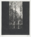 Window with Four Trees, Robert Kipniss  American, Mezzotint