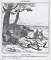 Villégiature, from Nos Troupiers, published in Le Charivari, July 26, 1859, Honoré Daumier  French, Lithograph on newsprint; second state of four (Delteil)