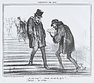 Je suis reçu!!..., from L'Exposition de 1859, published in Le Charivari, April 22, 1859, Honoré Daumier French, Lithograph; second state (Delteil)