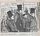 Cristi,... v'là-t-y un boeuf qui est bien fait!..., from Exposition de 1859, published in Le Charivari, May 4, 1859, Honoré Daumier  French, Lithograph on newsprint; second state of two