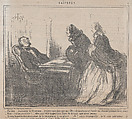 Pardon, monsieur le directeur..., from "Naïvetés", Honoré Daumier  French, Lithograph on newsprint, second state of two (Delteil; Hazard & Delteil)