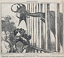 Au Jardin des Plantes, from Actualités, published in Le Charivari, March 19, 1859, Honoré Daumier French, Lithograph on newsprint
