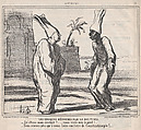Eunuchs Reformed by the Bey of Tunis, from "News of the Day", Honoré Daumier French, Lithograph on newsprint; second state of three (Delteil)