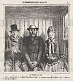 On the train, from 'The difficult moments of life,' published in Le Charivari, March 12, 1864, Honoré Daumier  French, Lithograph on newsprint; second state of two (Delteil)