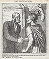 Ah, my dear sir, you have made my evening a very pleasant one..., from "Dramatic Sketches", Honoré Daumier French, Lithograph on newsprint; second state of two