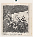 The actor and a street urchin, from 'Dramatic sketches,' published in Le Charivari, April 18, 1864, Honoré Daumier French, Lithograph; second state of two (Deltiel)