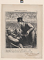 For the seventh time..... will you please leave my seat? otherwise..., from 'The difficult moments of life', Honoré Daumier French, Lithograph; second state of three, proof (Deltiel)