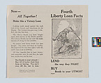 Fourth Liberty Loan Facts, Liberty Loan Committee, Commercial lithograph