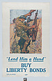 Lend him a hand, Charles Sarka  American, Commercial color lithograph