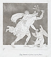 A Man Tormented by Jealousy Takes Revenge on Cupid, Bénigne Gagneraux (French, Dijon 1756–1795 Florence), Etching and aquatint
