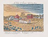 The Battle of Lexington, April 19, 1775, Amos Doolittle  American, Facsimile