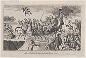 The Political Cartoon, for the Year 1775, Anonymous, British, 18th century British, Engraving