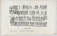 Invincibles, or, The New York Militia Muster, Anonymous, American, 19th century  American, Lithograph