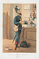 Étast-Unis d'Amerique - Chasseurs à Pied, Draner French, Lithograph with tint stone and hand coloring