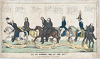 All on Hobbies, Gee Up, Gee Ho!, Edward Williams Clay  American, Lithograph, hand-colored