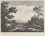 Landscape, Jean-Baptiste-Claude Chatelain  British, French, Etching