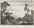 Landscape, Jean-Baptiste-Claude Chatelain  British, French, Etching
