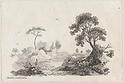 Landscape, Jean-Baptiste-Claude Chatelain  British, French, Etching