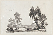 Landscape, Jean-Baptiste-Claude Chatelain  British, French, Etching