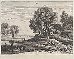 Landscape, Jean-Baptiste-Claude Chatelain  British, French, Etching